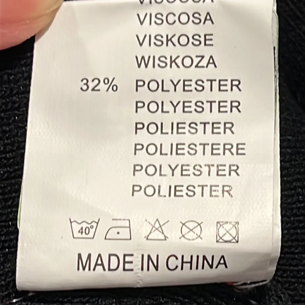 Jean Louis Francois Black Long Sleeve Dress Size S/M - Picture 13 of 13